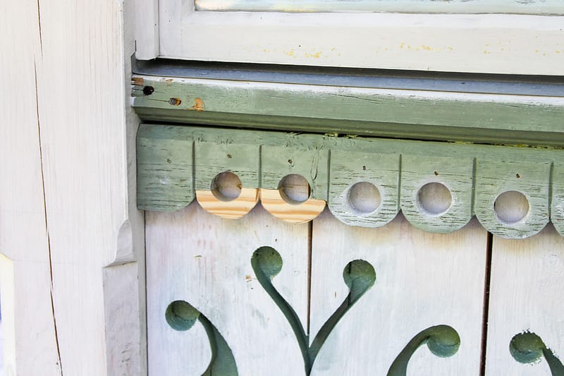 Alle detaljer som måtte skiftes eller manglet ble nøyaktig kopiert.